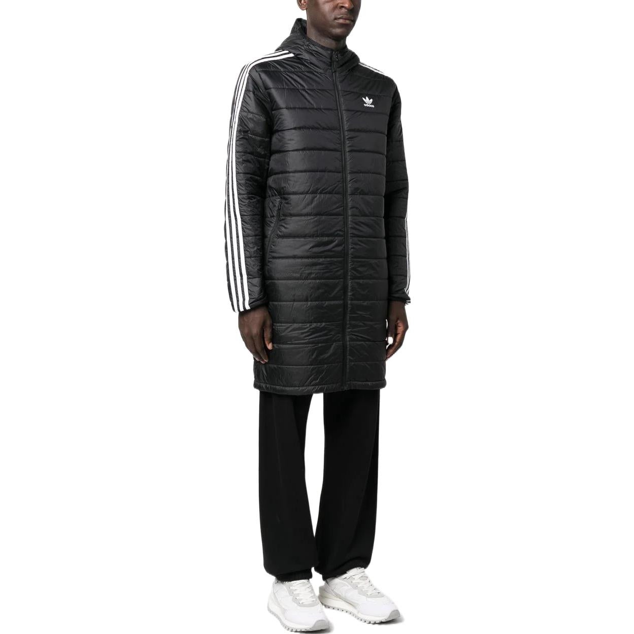adidas originals Padded Hooded Coat 'Black' HM2461 - 4