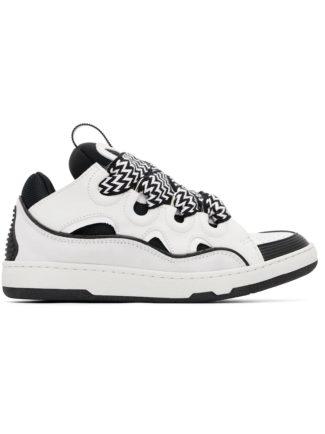 White Curb Sneakers - 1