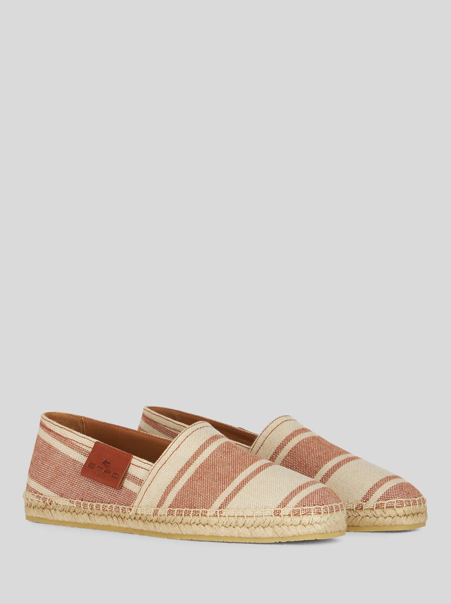 STRIPED COTTON ESPADRILLES - 3