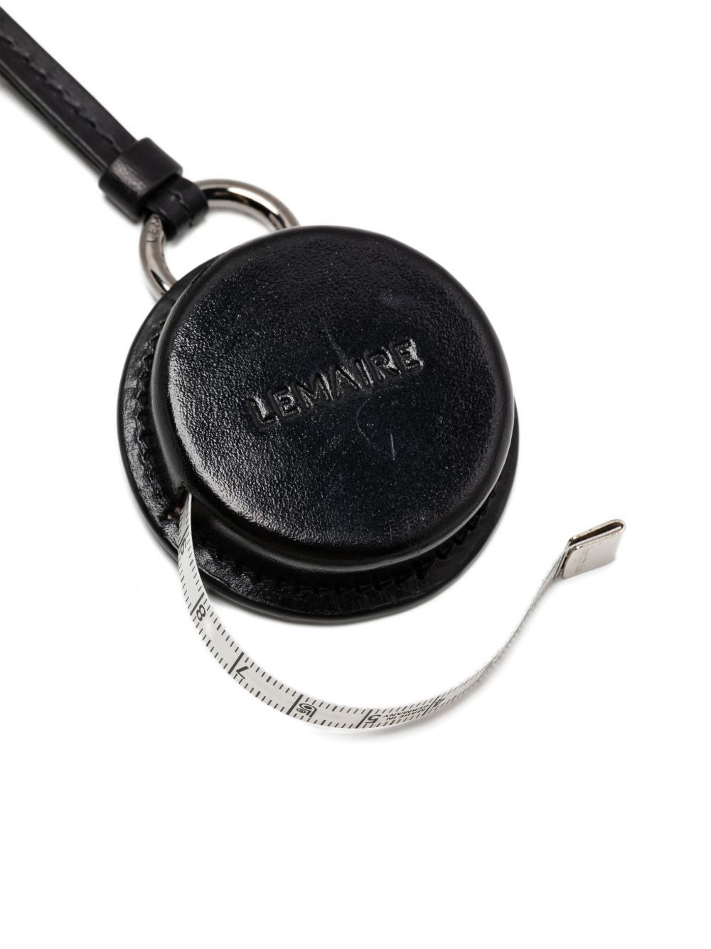 molded tape leather necklace - 3