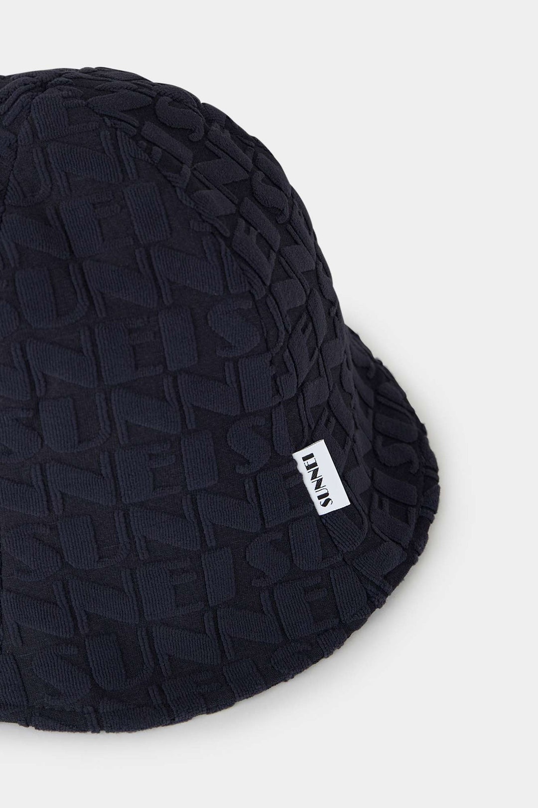 ALLOVER LOGO BUCKET HAT / dark navy - 2