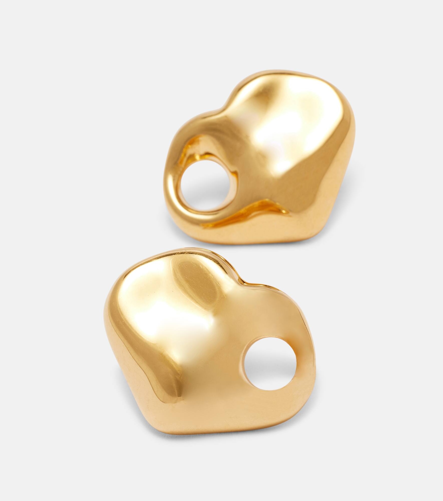 Logo cutout earrings - 4