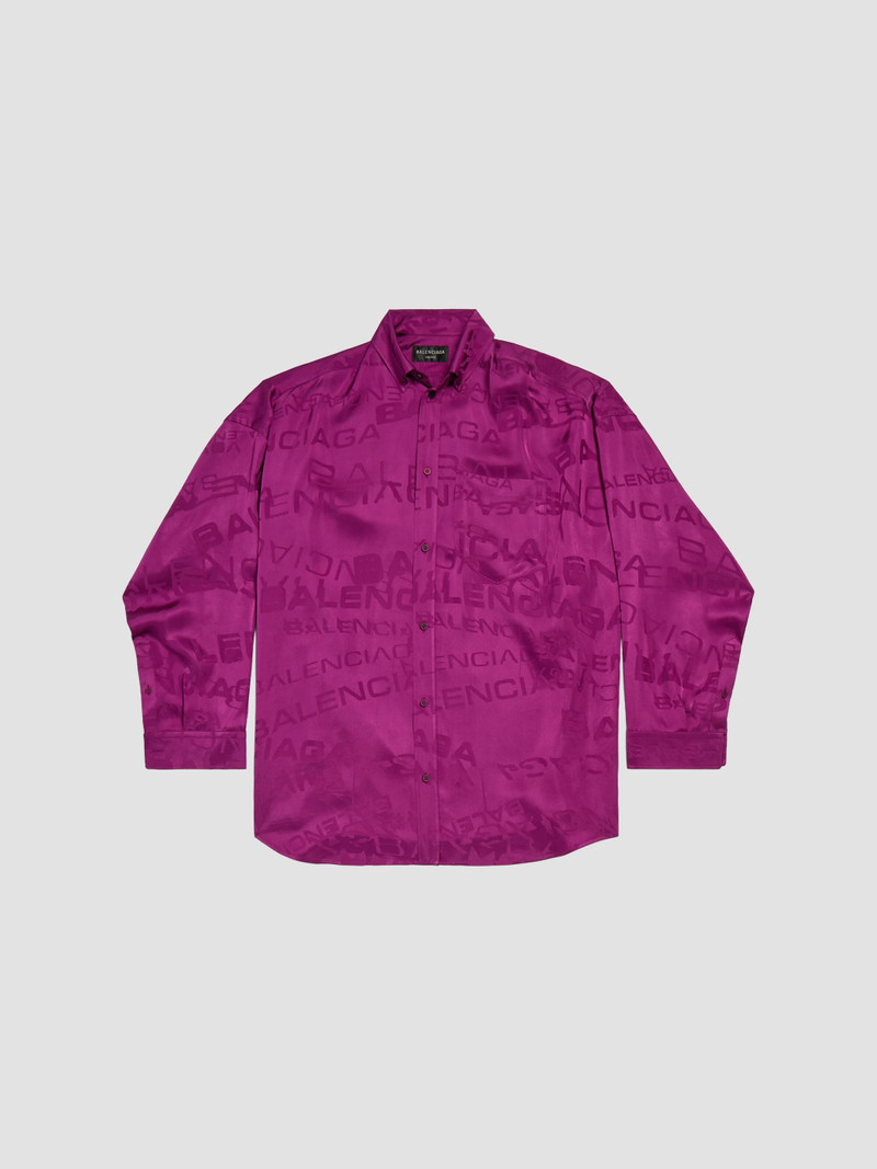 Women's Cocoon Shirt - Plum 1