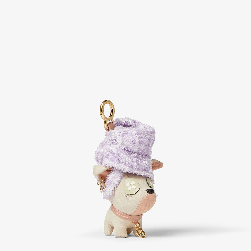 Itina Fendi Charm Beige and pink microfiber charm 3