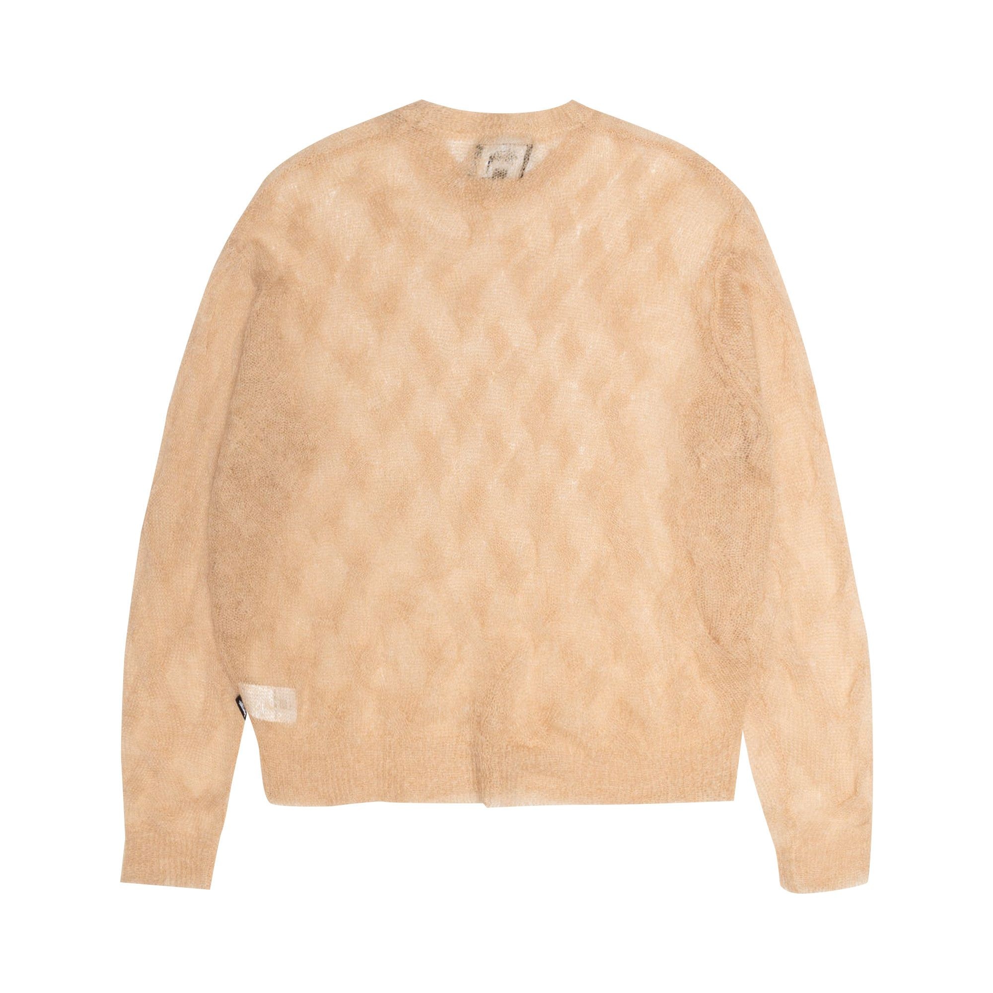 Stussy Loose Knit Cross Cable Sweater 'Sand' - 2