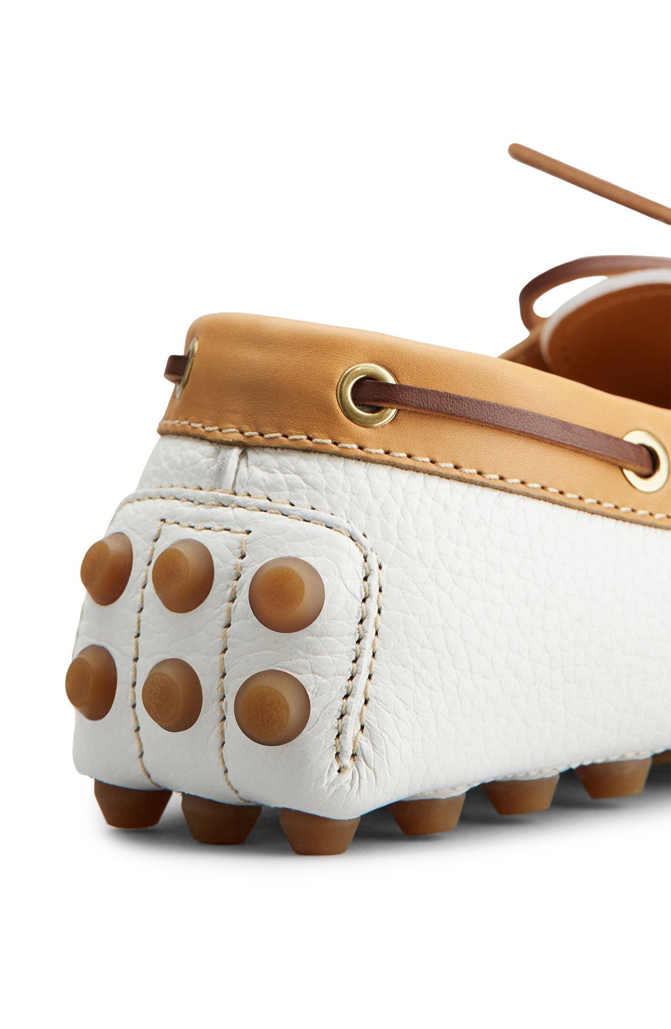 Tod's Gommino Bubble Boat Shoe in White at Nordstrom - 2