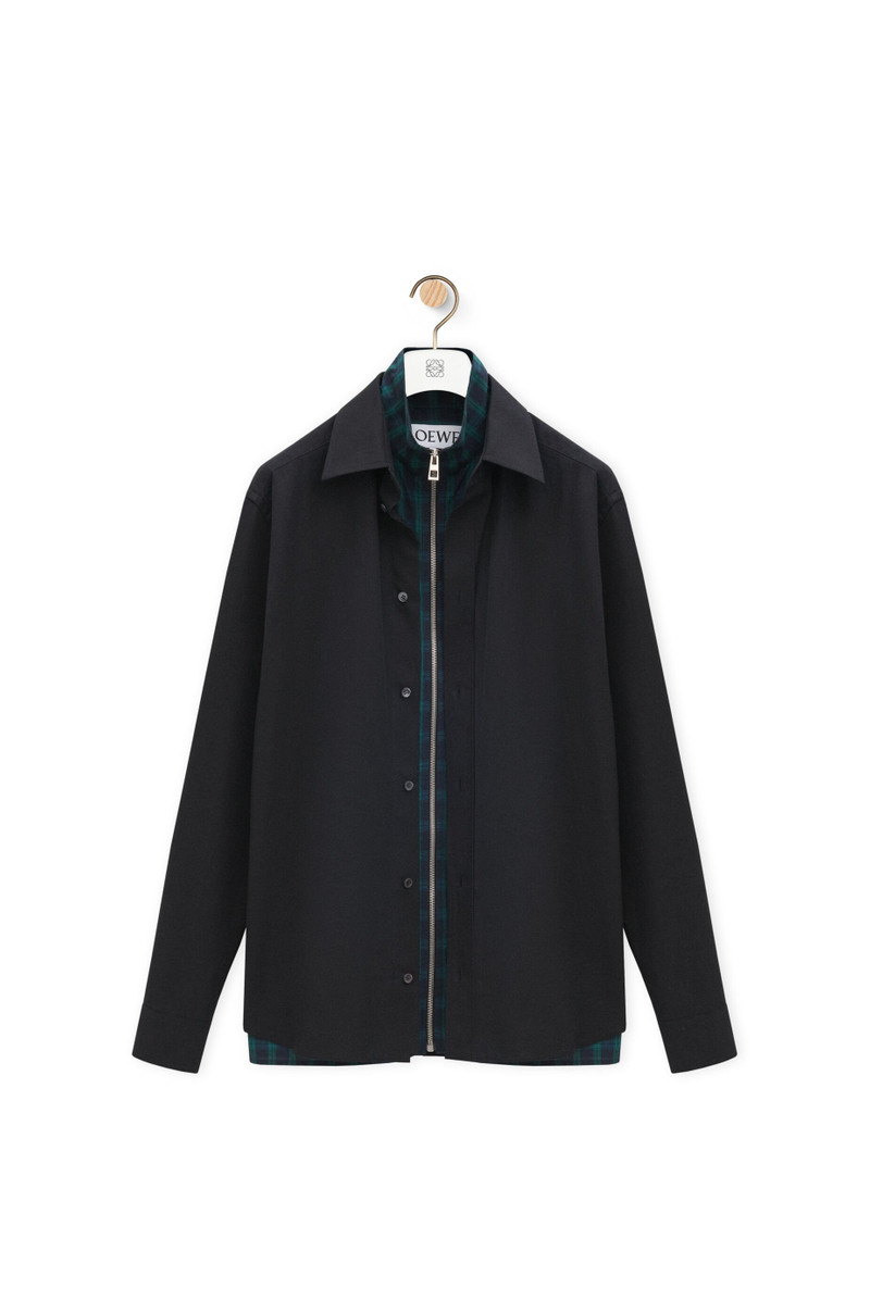 Hybrid shirt in cotton 1