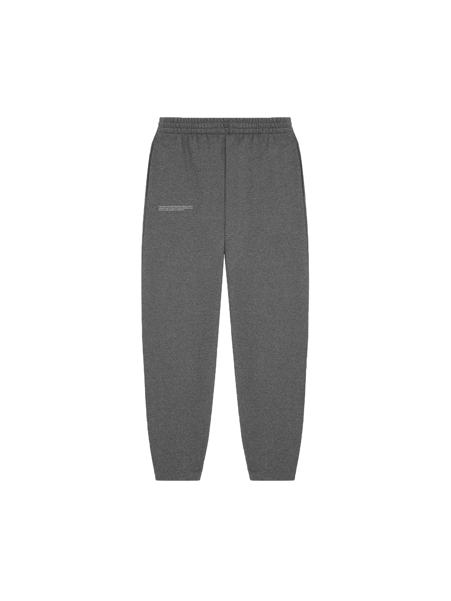 Womens Reclaimed Cotton Barrel-Leg Track Pants - Reclaim Charcoal - 1