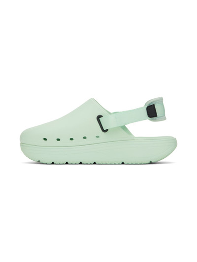 Suicoke Green CAPPO Loafers outlook