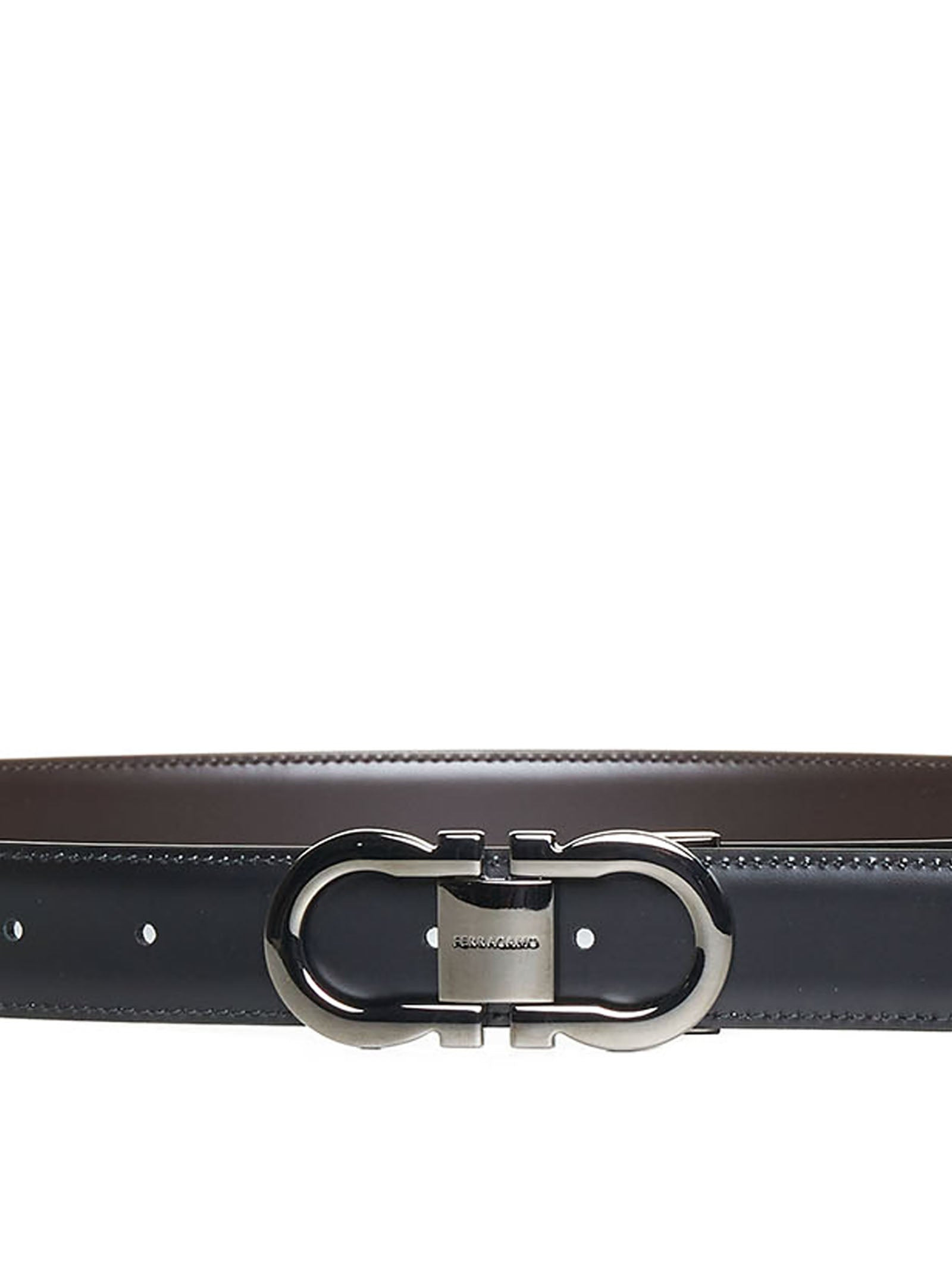 Ferragamo Men Gancini Leather Reversible Belt - 4