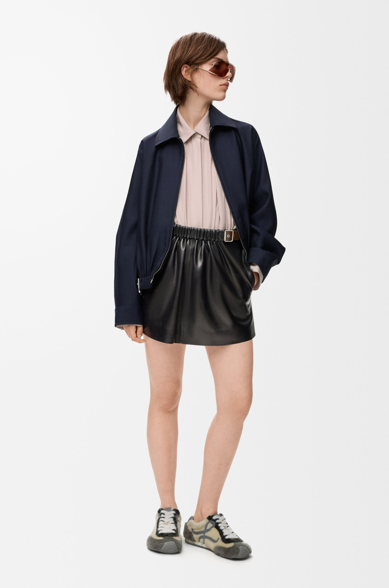 Loewe Belted skirt in nappa lambskin outlook