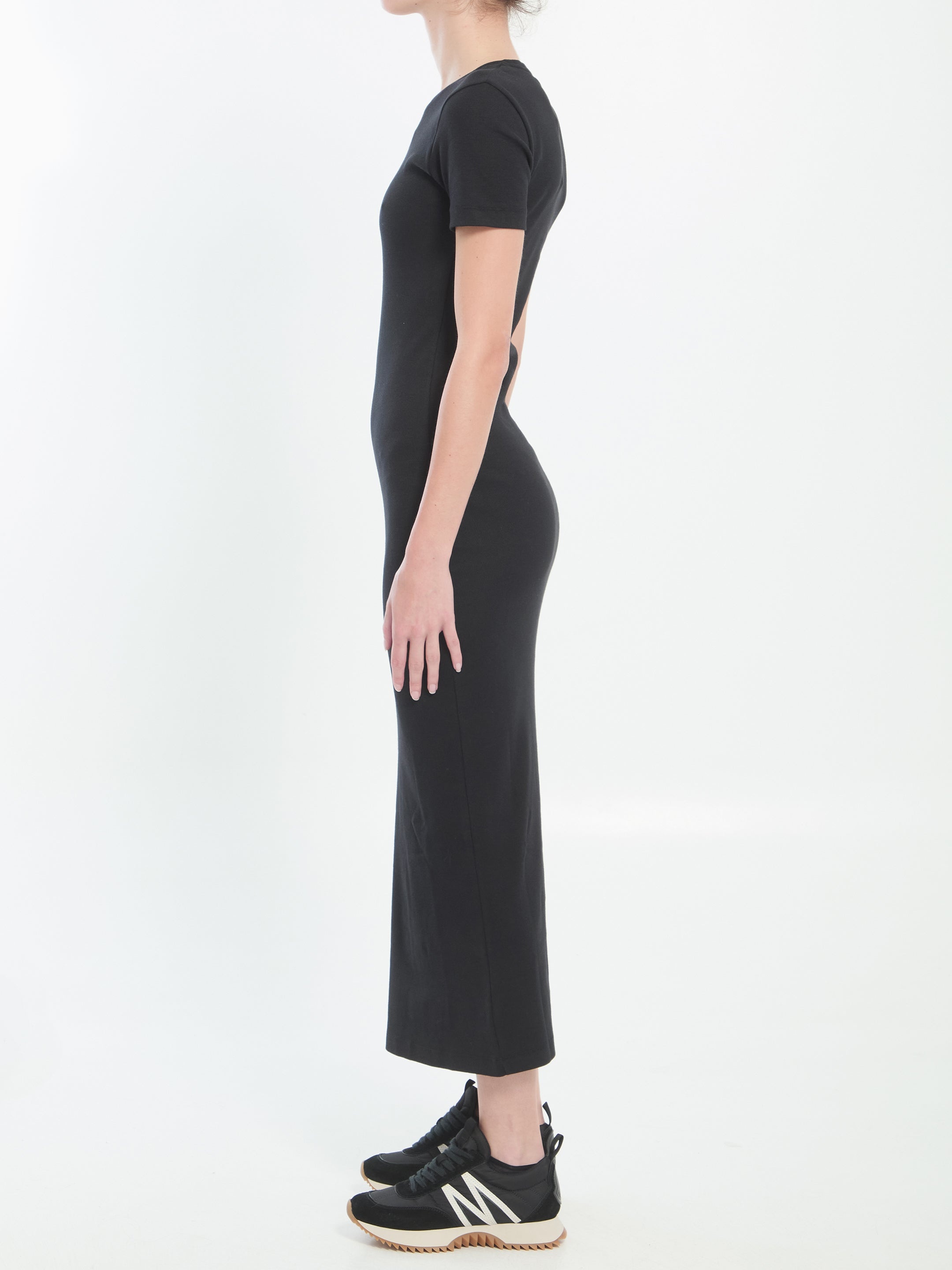 Marine Serre Moon Logo Knit Long Dress - 3