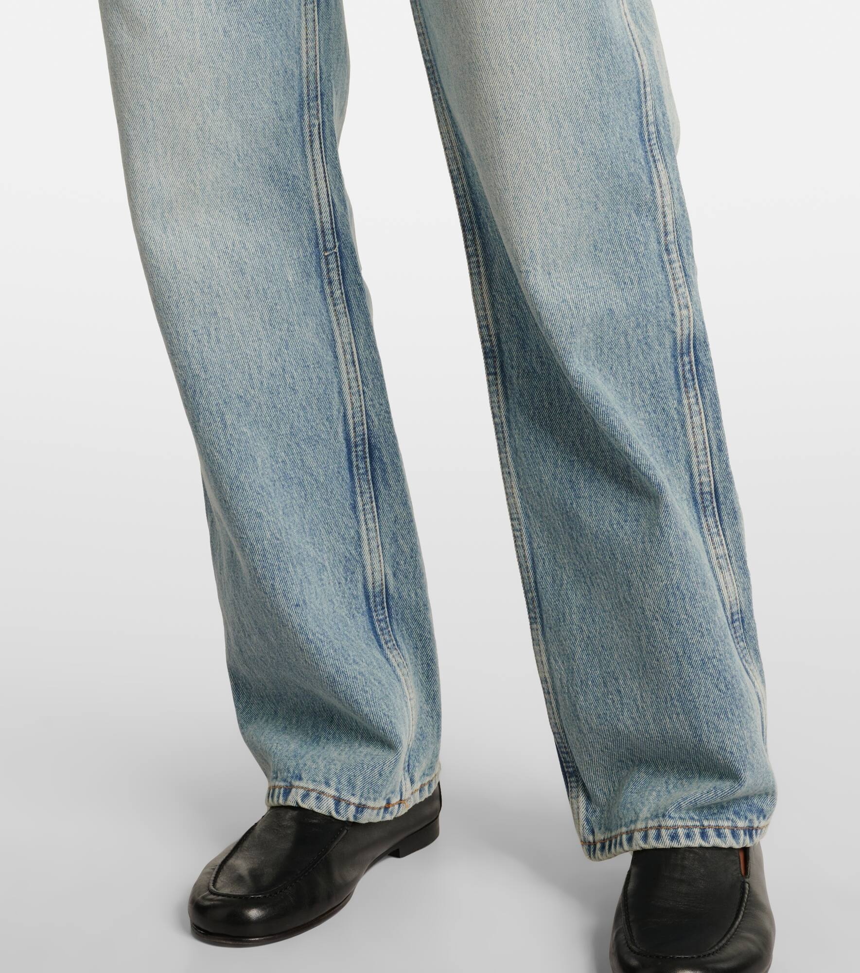 90s high-rise straight jeans - 5