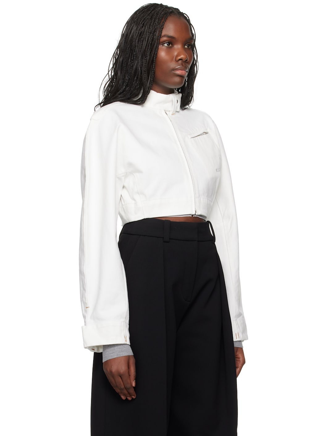 White La Casa 'La veste de-Nîmes Cabrio' Denim Jacket - 2