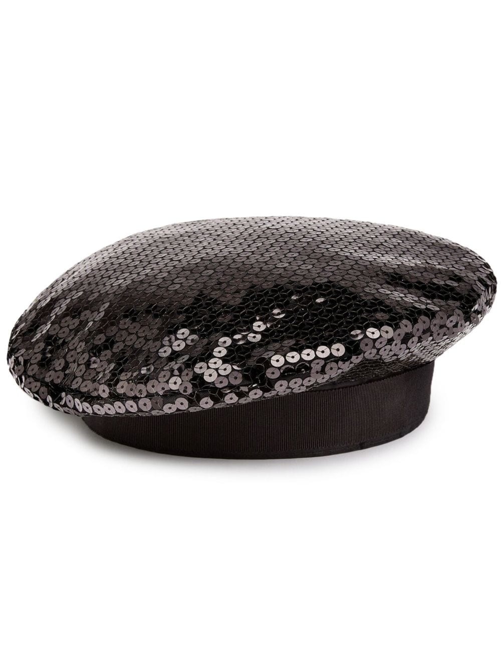 sequin-embellished tonal beret - 1