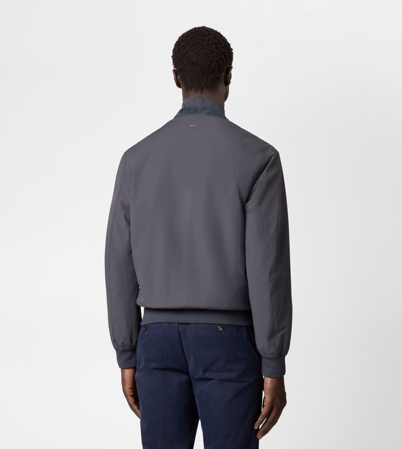 BRERA BOMBER JACKET IN TECHNICAL FABRIC - GREY 3