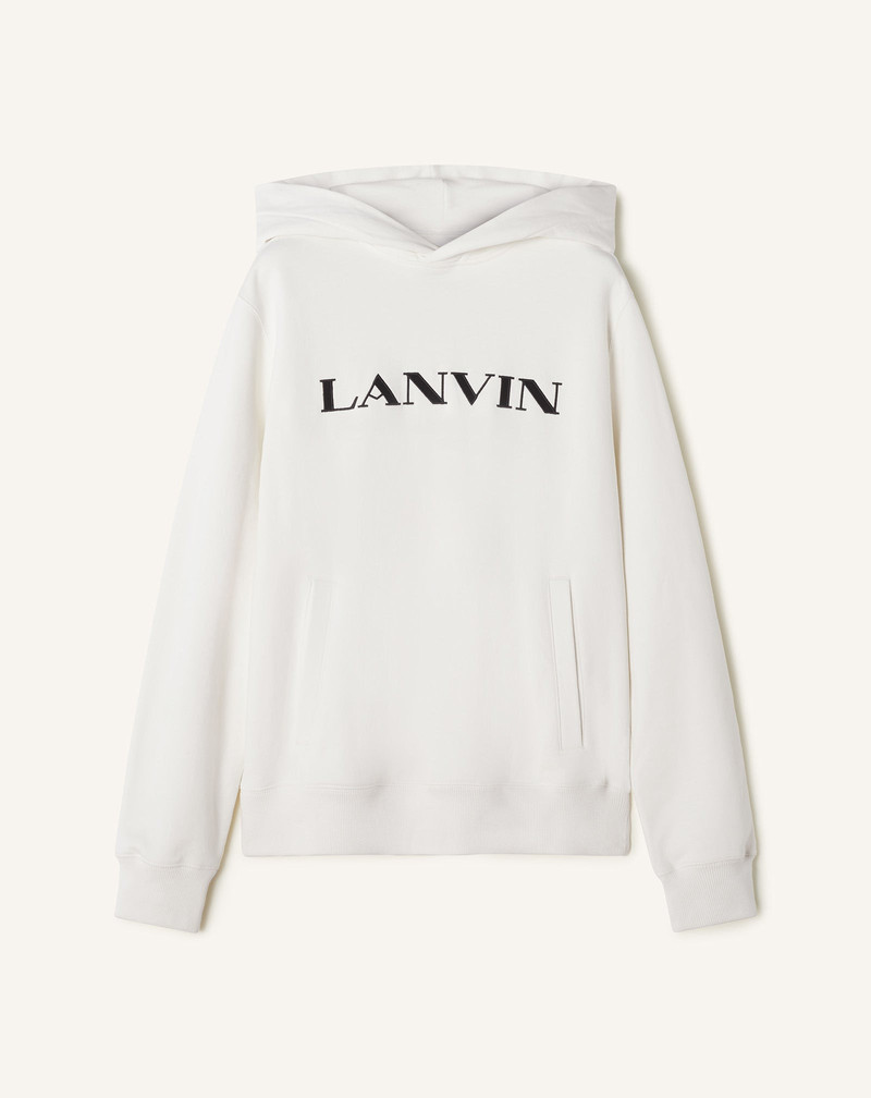 LANVIN EMBROIDERED COTTON HOODIE 1