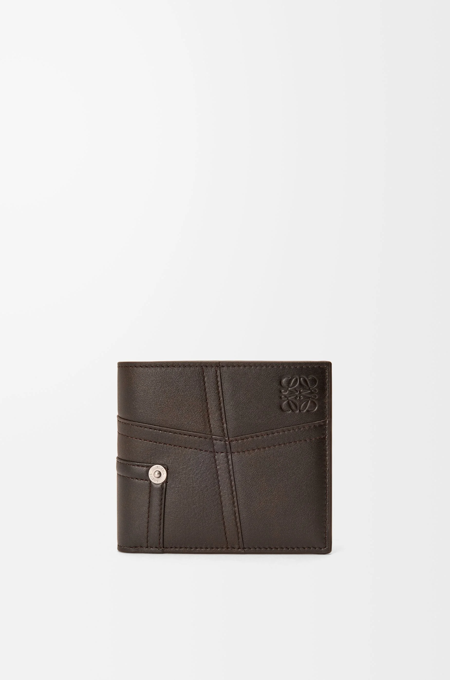 Panta bifold wallet in shiny calfskin - 1