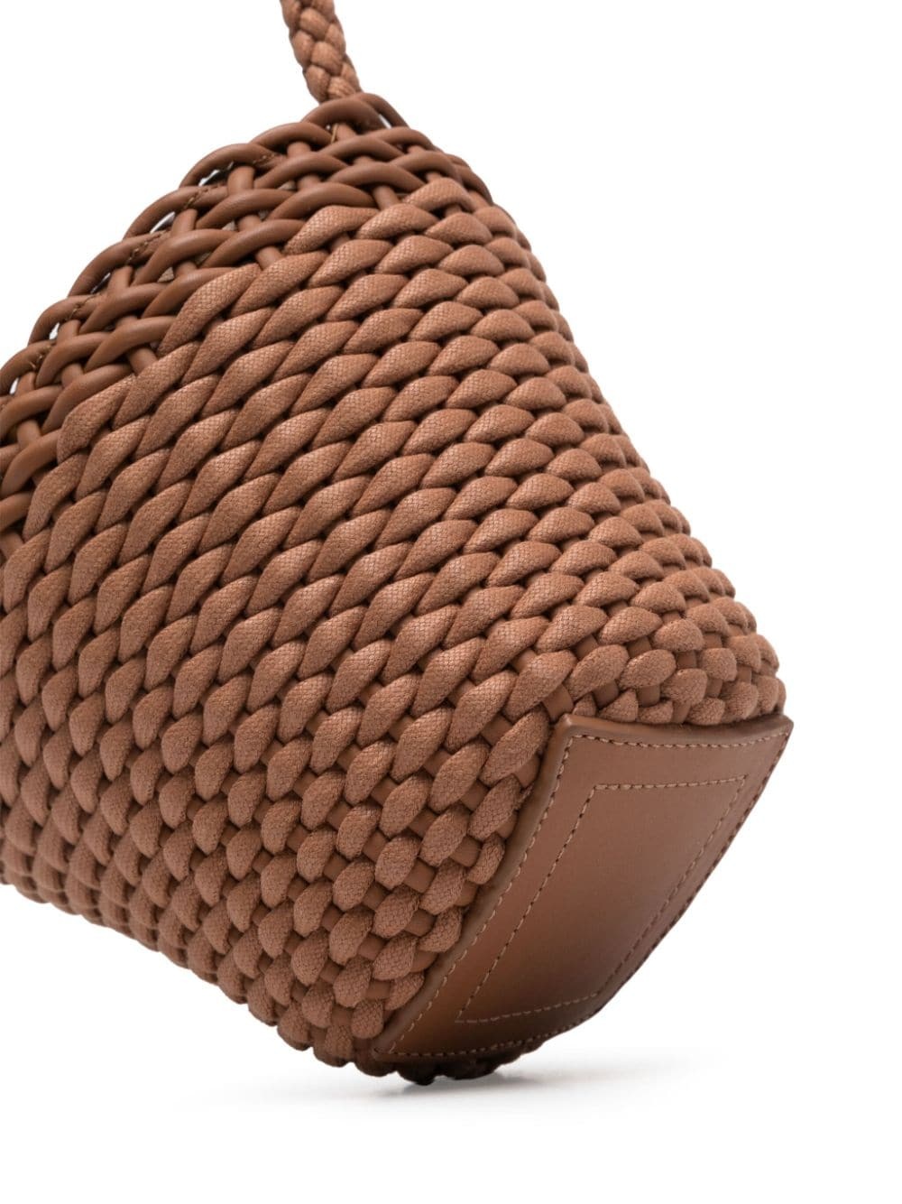 Fiol interwoven-leather bucket bag - 4
