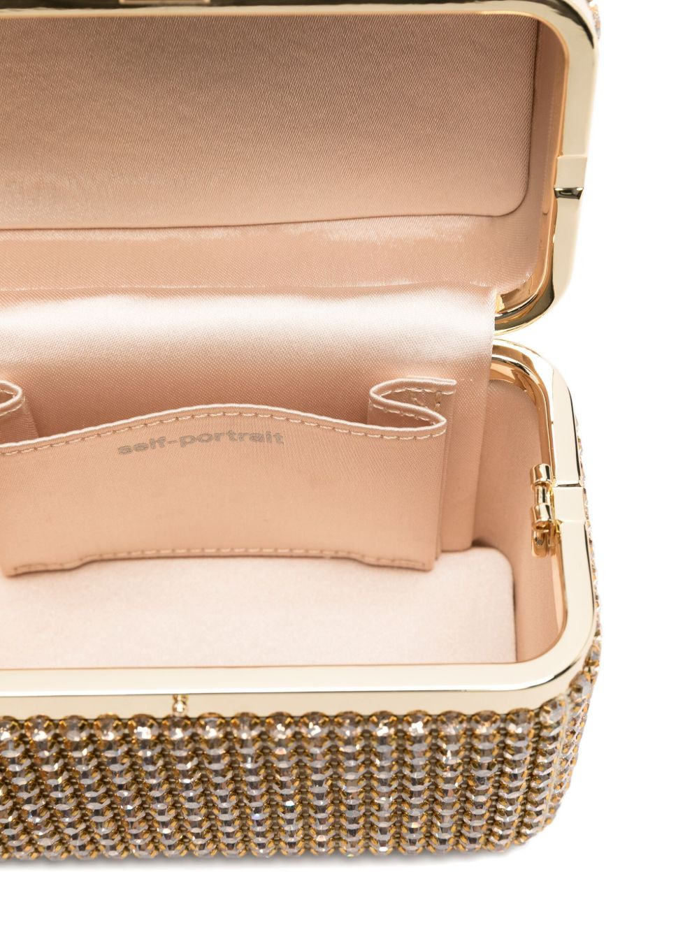 crystal-embellished bow-detail mini bag - 5