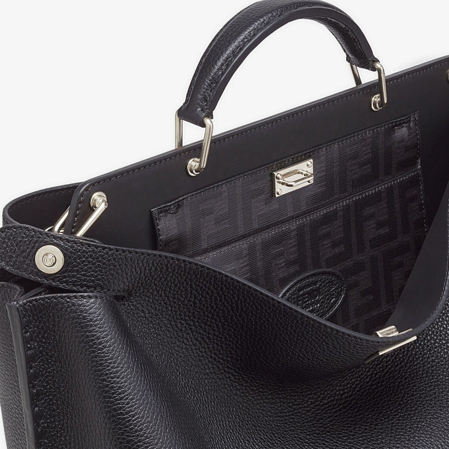 Black leather bag - 5