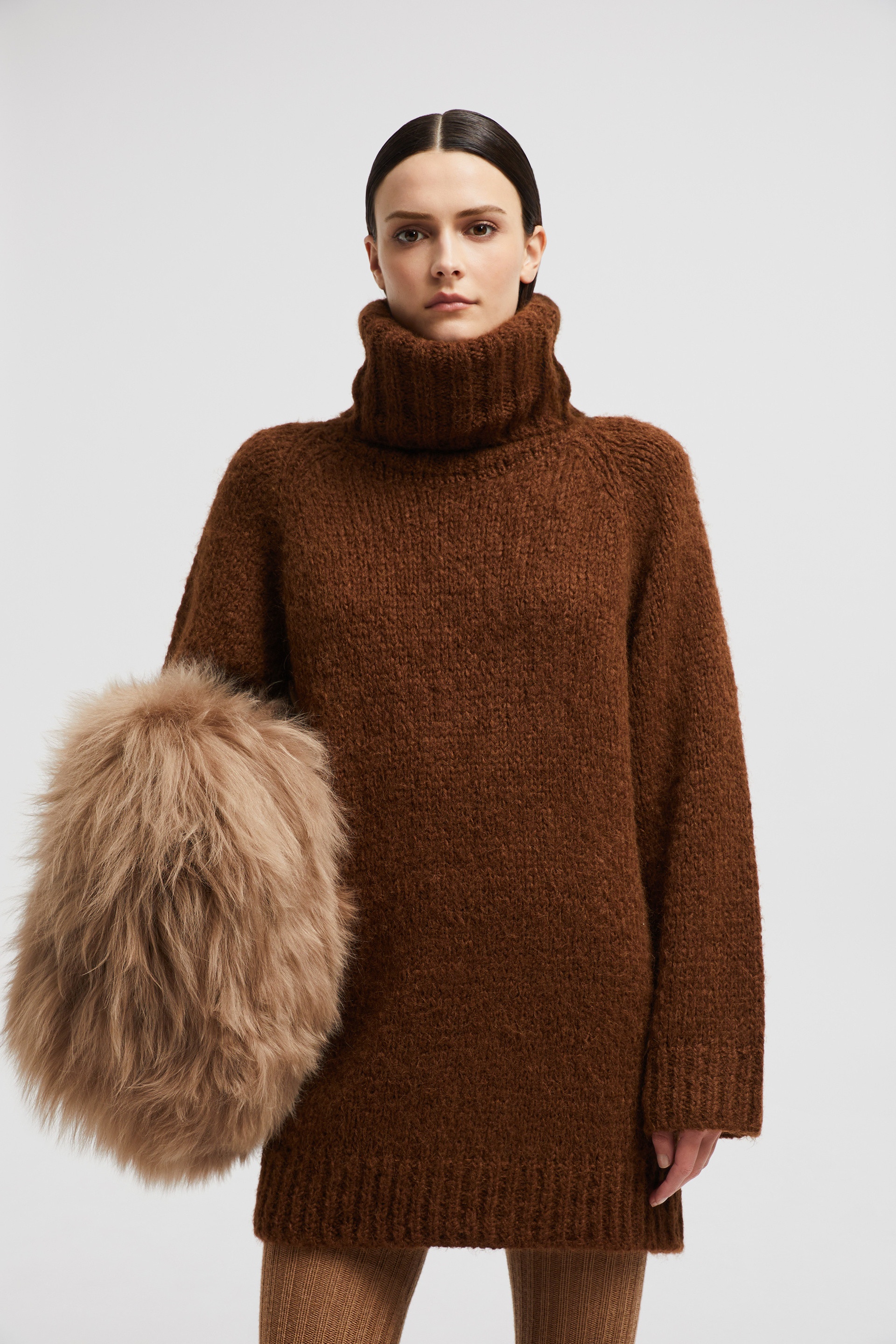 Alpaca & Wool Blend Turtleneck Sweater - 2