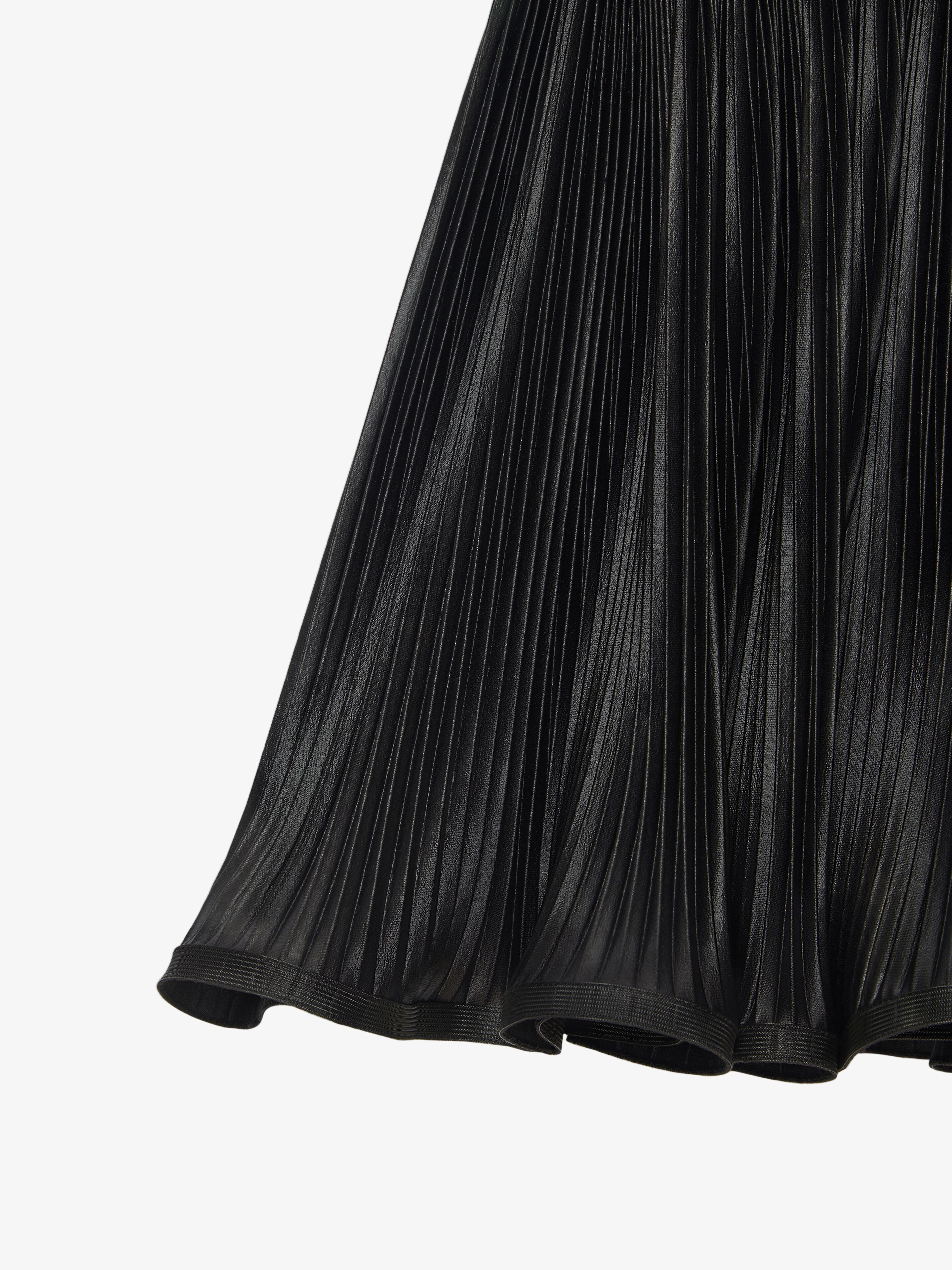 MINI SKIRT IN JERSEY WITH PLEATS - 5