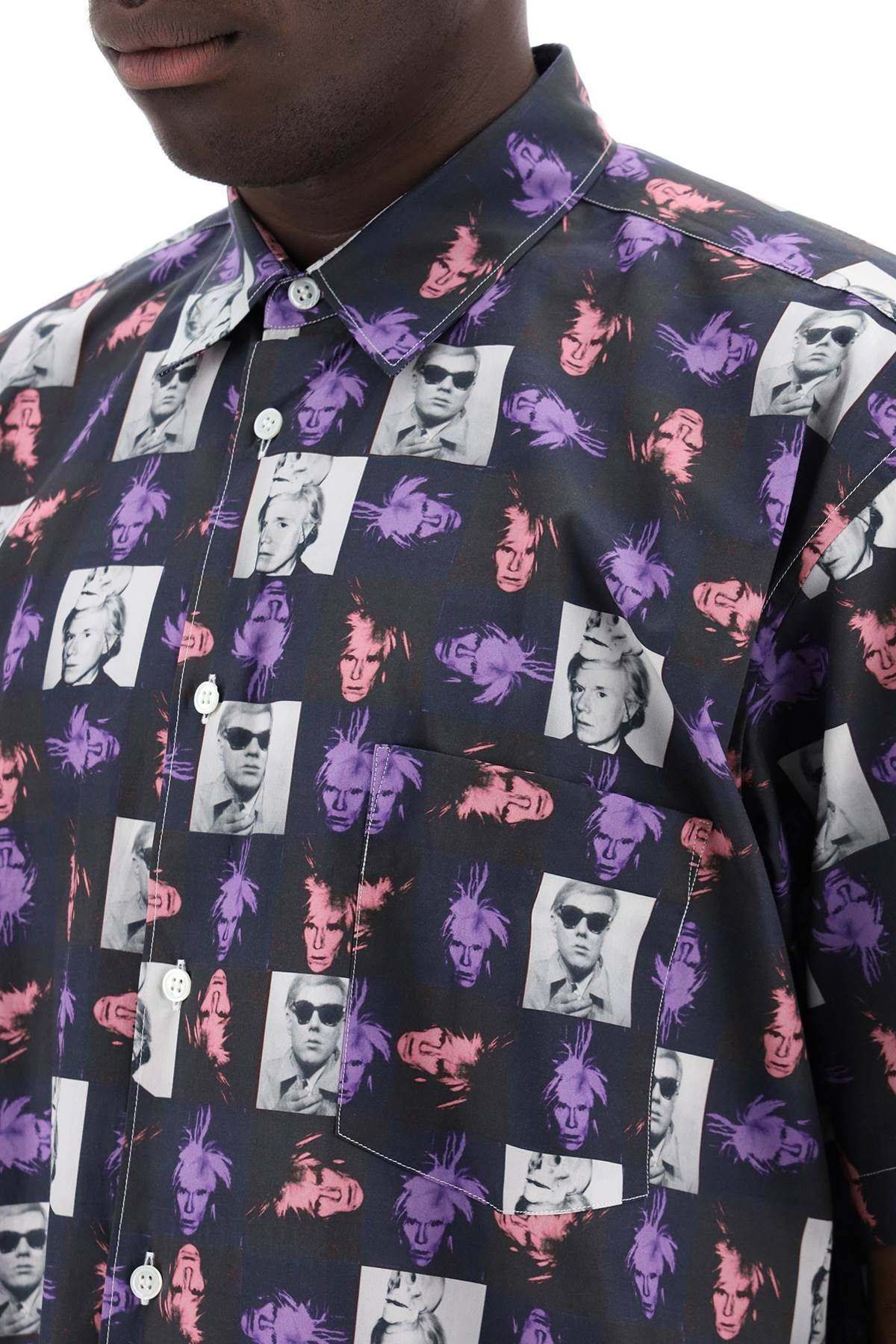 SHORT-SLEEVED SHIRT WITH ANDY WARHOL PRINT - 5