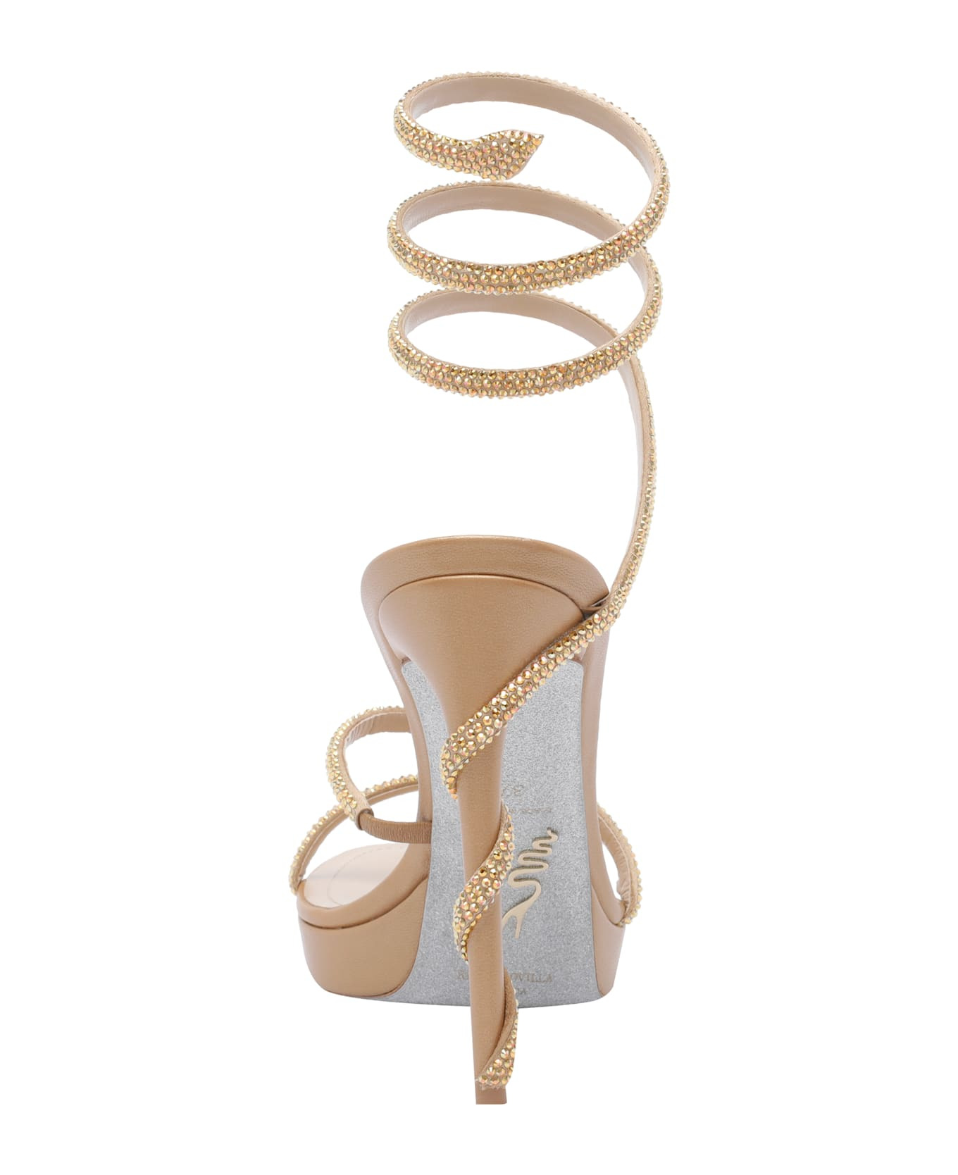 Margot Crystals Plateau Sandals - 4