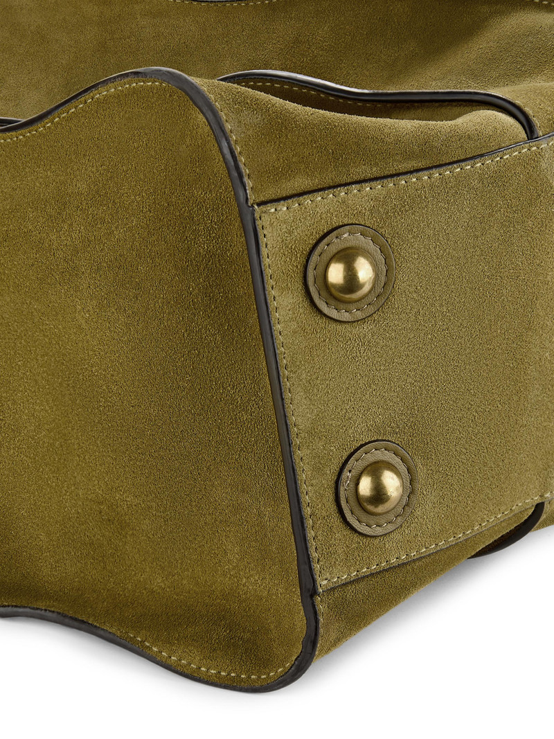 Women's Adria Leather Tote Bag - Olive 6