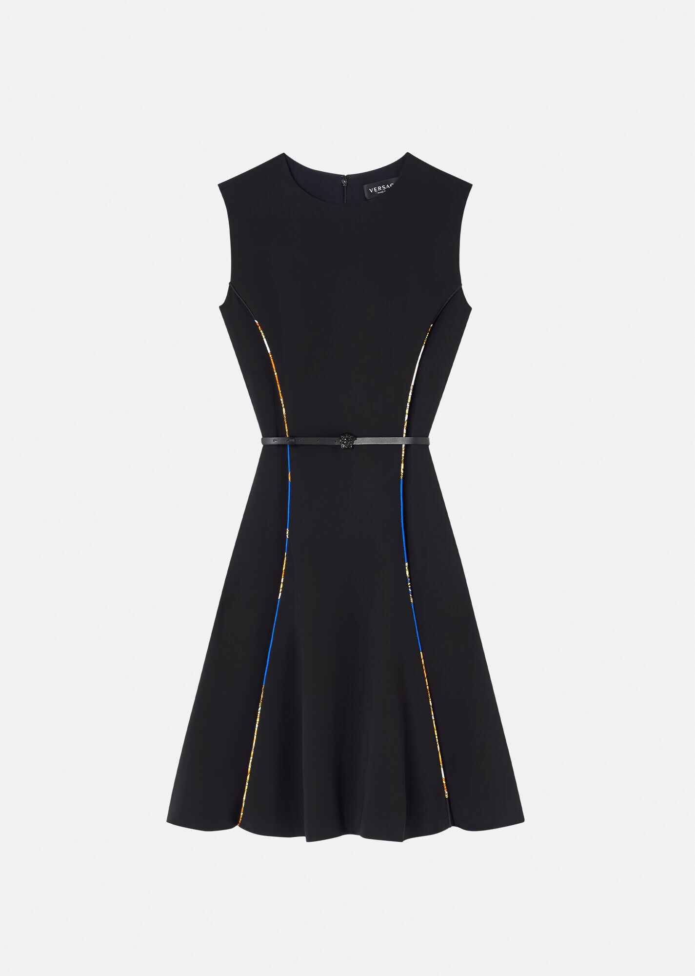 Medusa Belted Mini Dress - 1