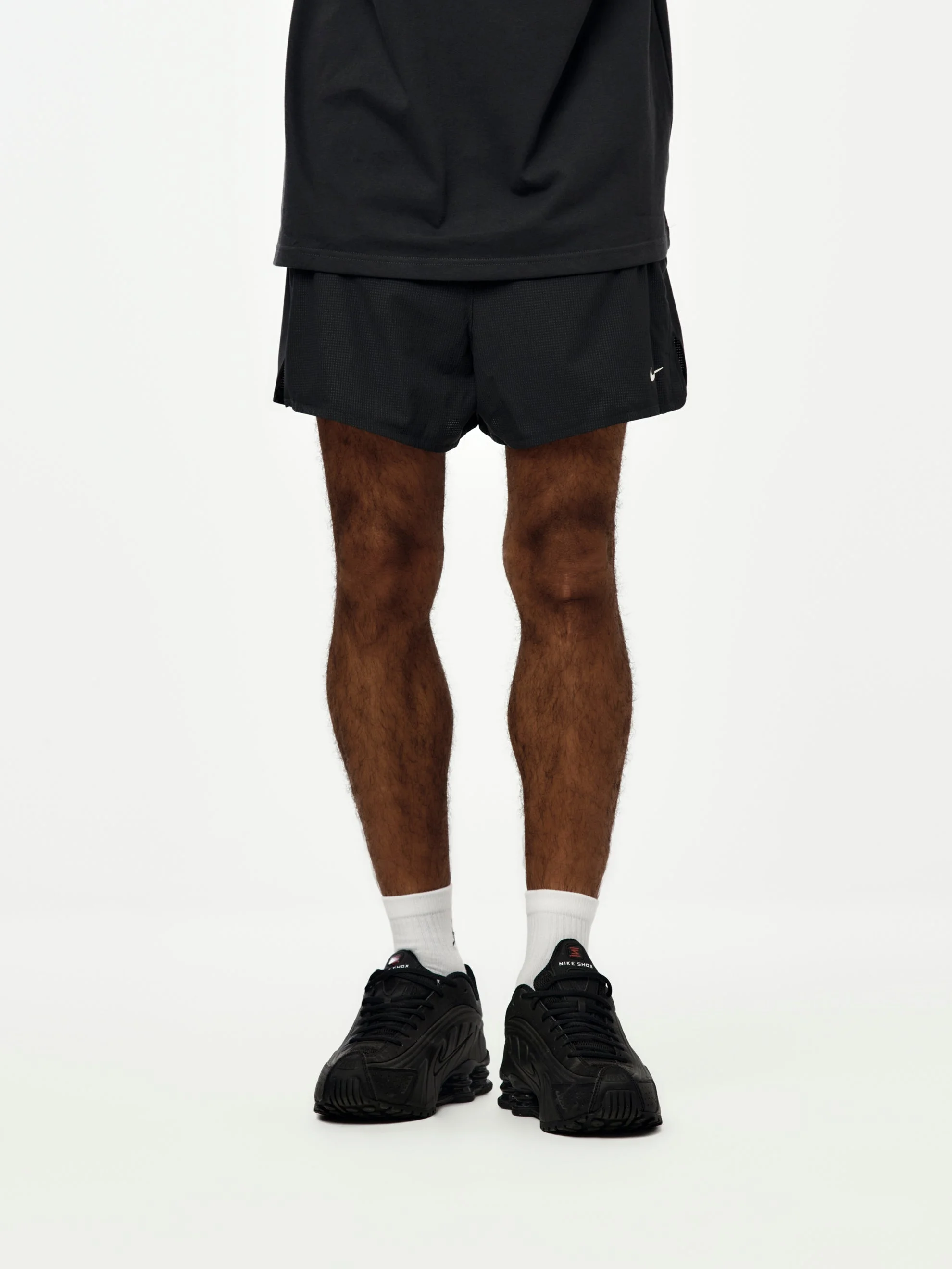 NIKE ACG TRAILWIND SHORTS (DK SMOKE GREY/WHITE) - 1