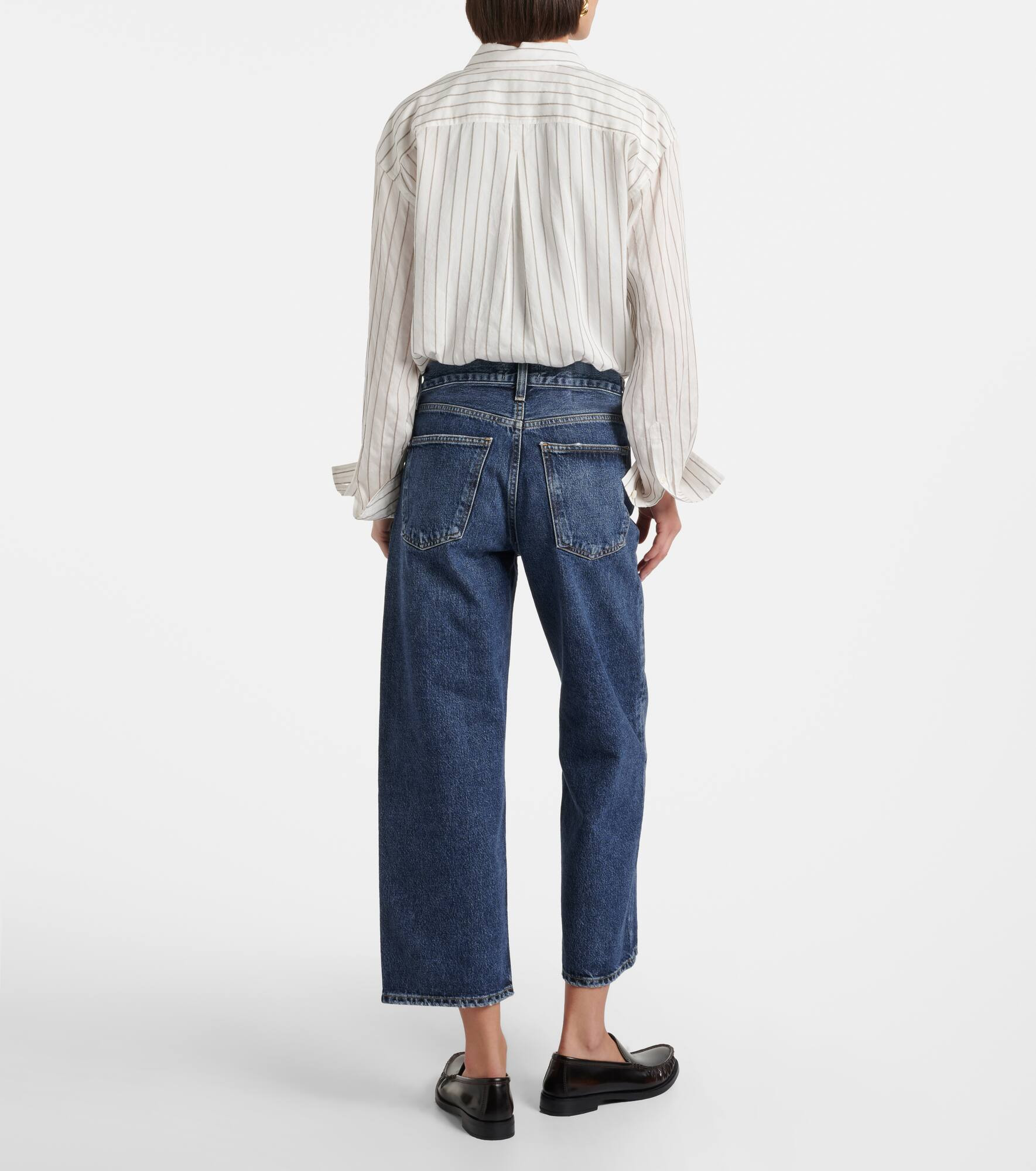 Arc cropped mid-rise wide-leg jeans - 3