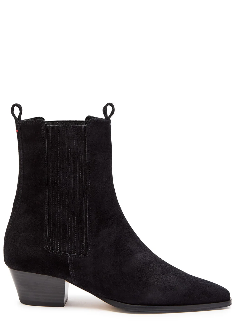 Aeyde Agata 35 Suede Ankle Boots - 1