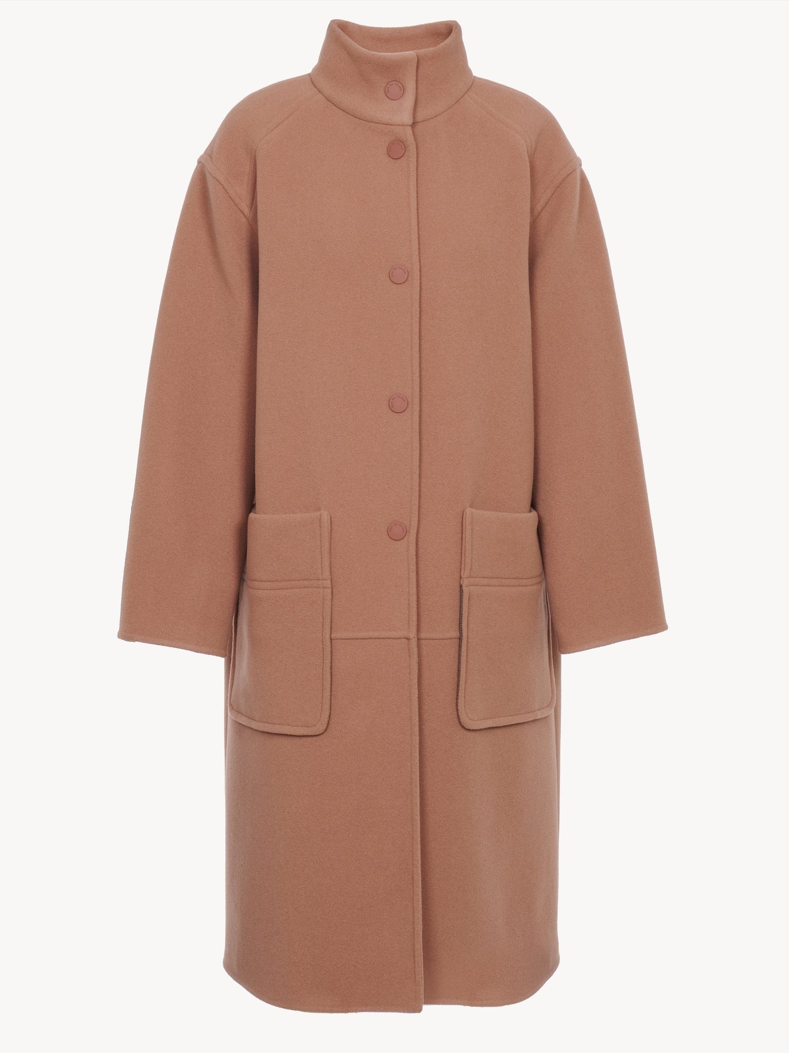 HIGH-NECK COAT - 4