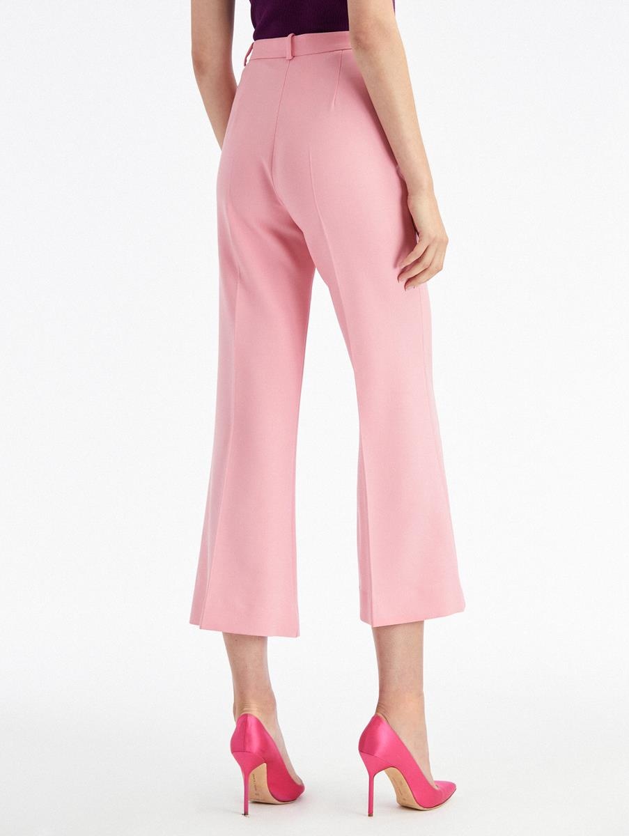 SEAM DETAIL FLARE LEG PANTS - 2