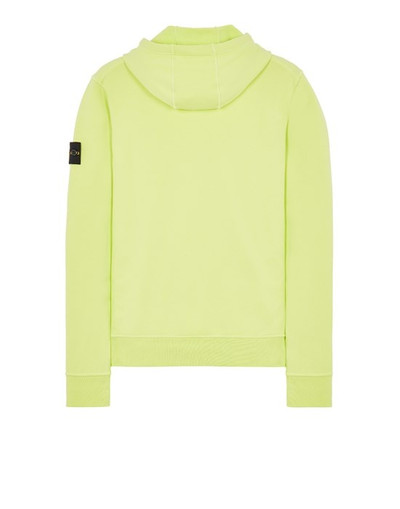 Stone Island 64151 GARMENT-DYED_COTTON FLEECE  LEMON outlook