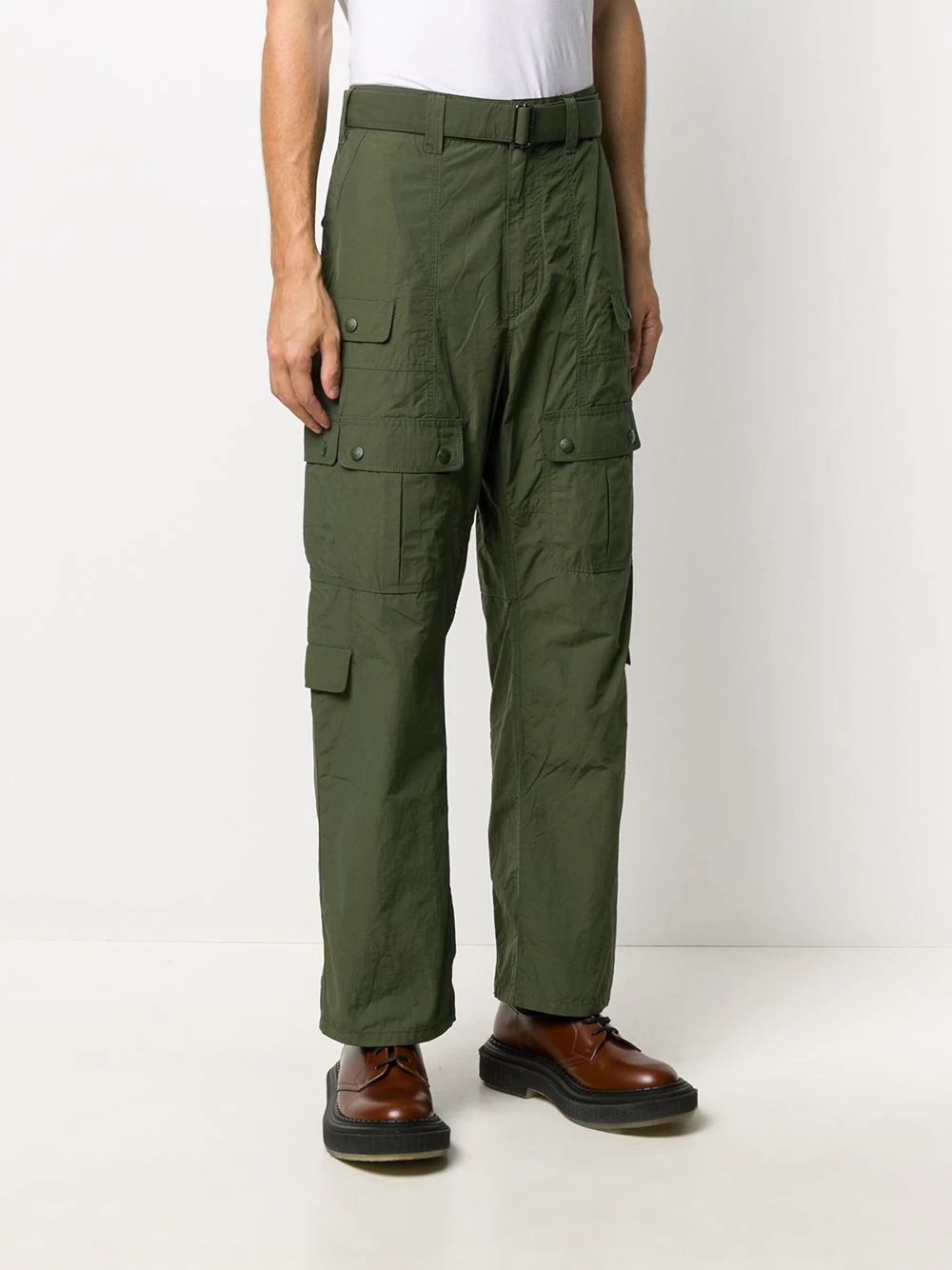 multi-pocket parachute trousers - 3