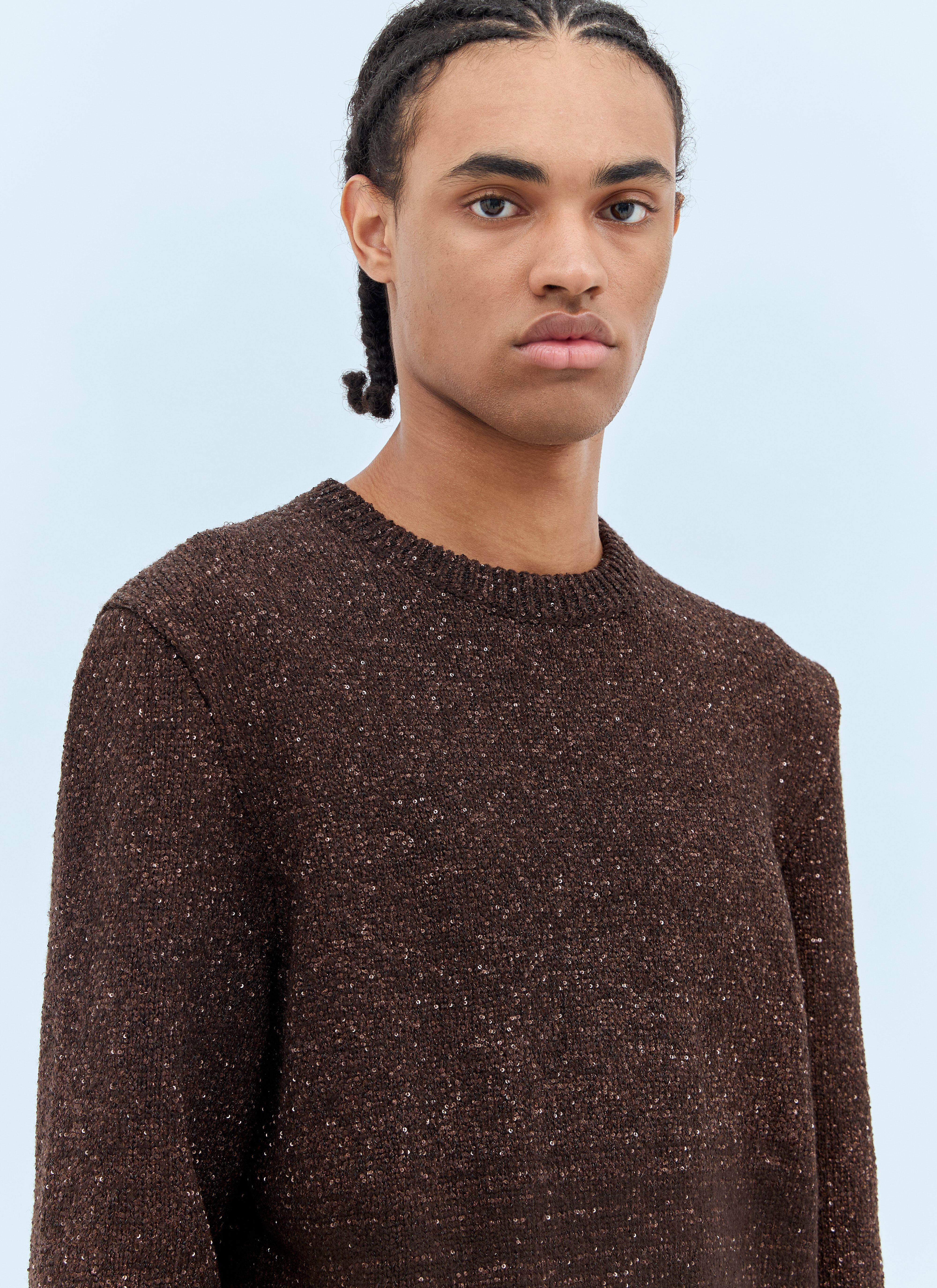 Sequin Crewneck Sweater - 5