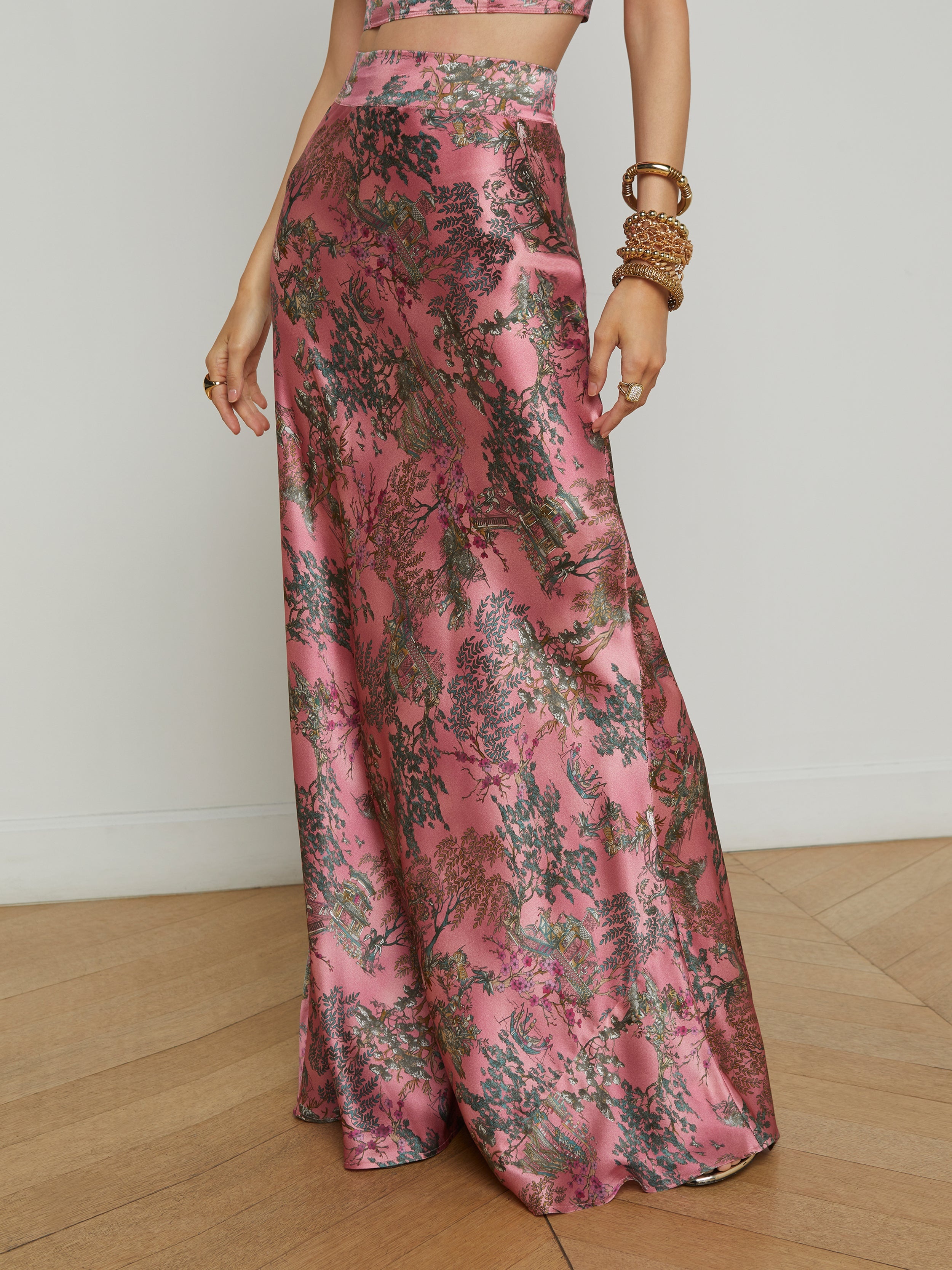 Ryker Silk Maxi Skirt - 3