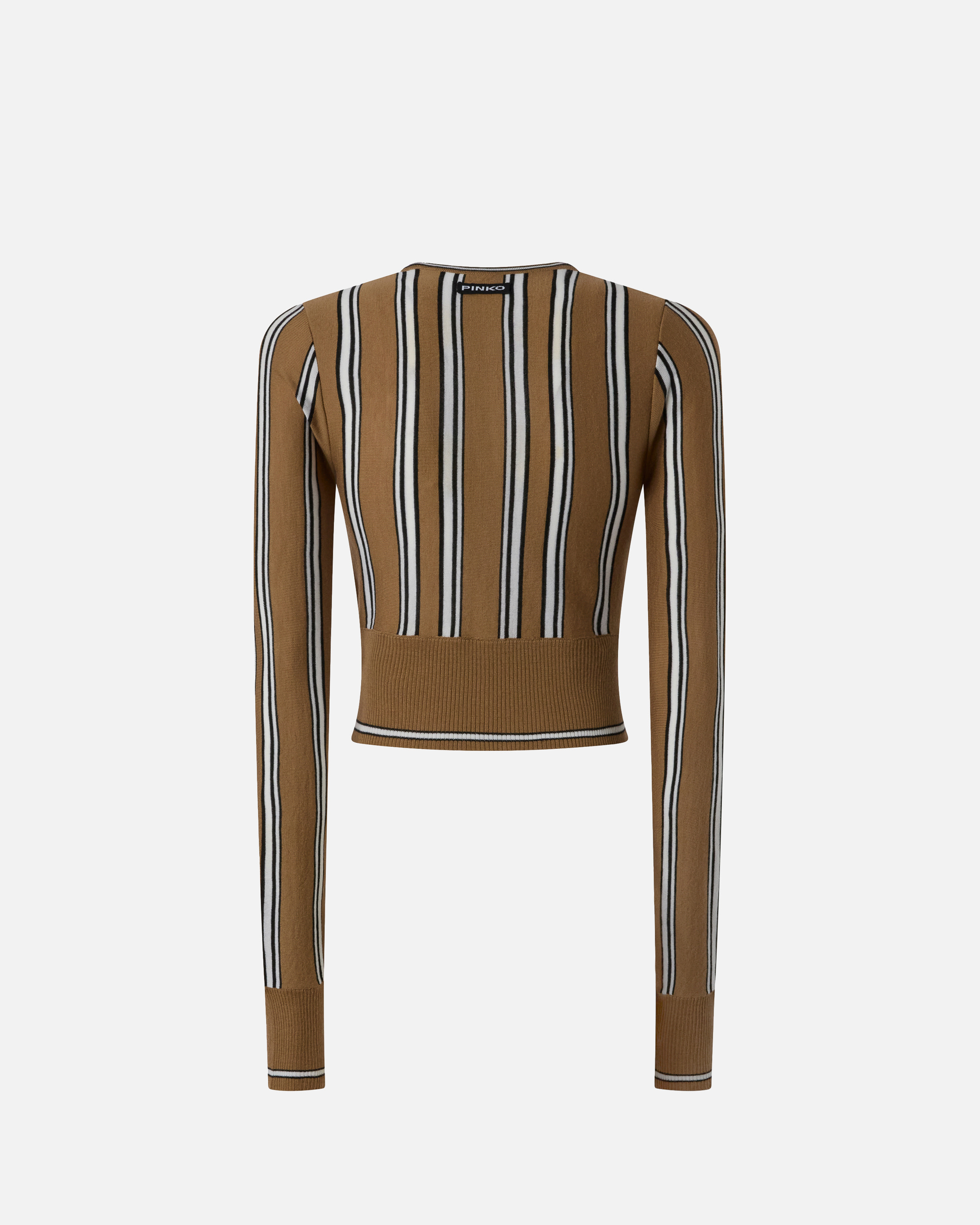 MULTI-COLOURED STRIPED CARDIGAN - 6