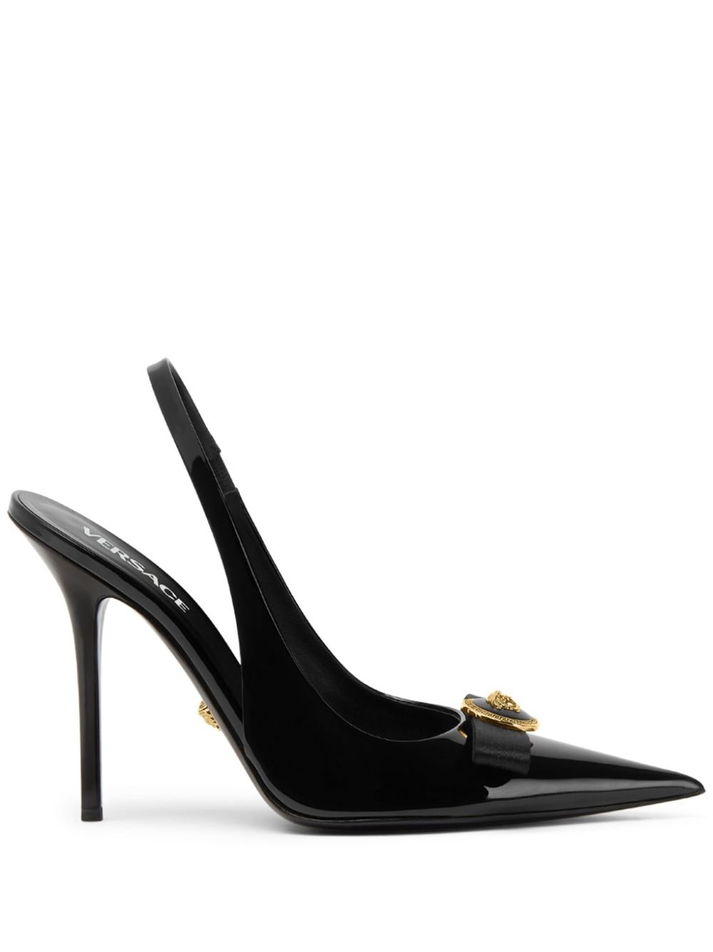 Gianni 120mm leather pumps - 1