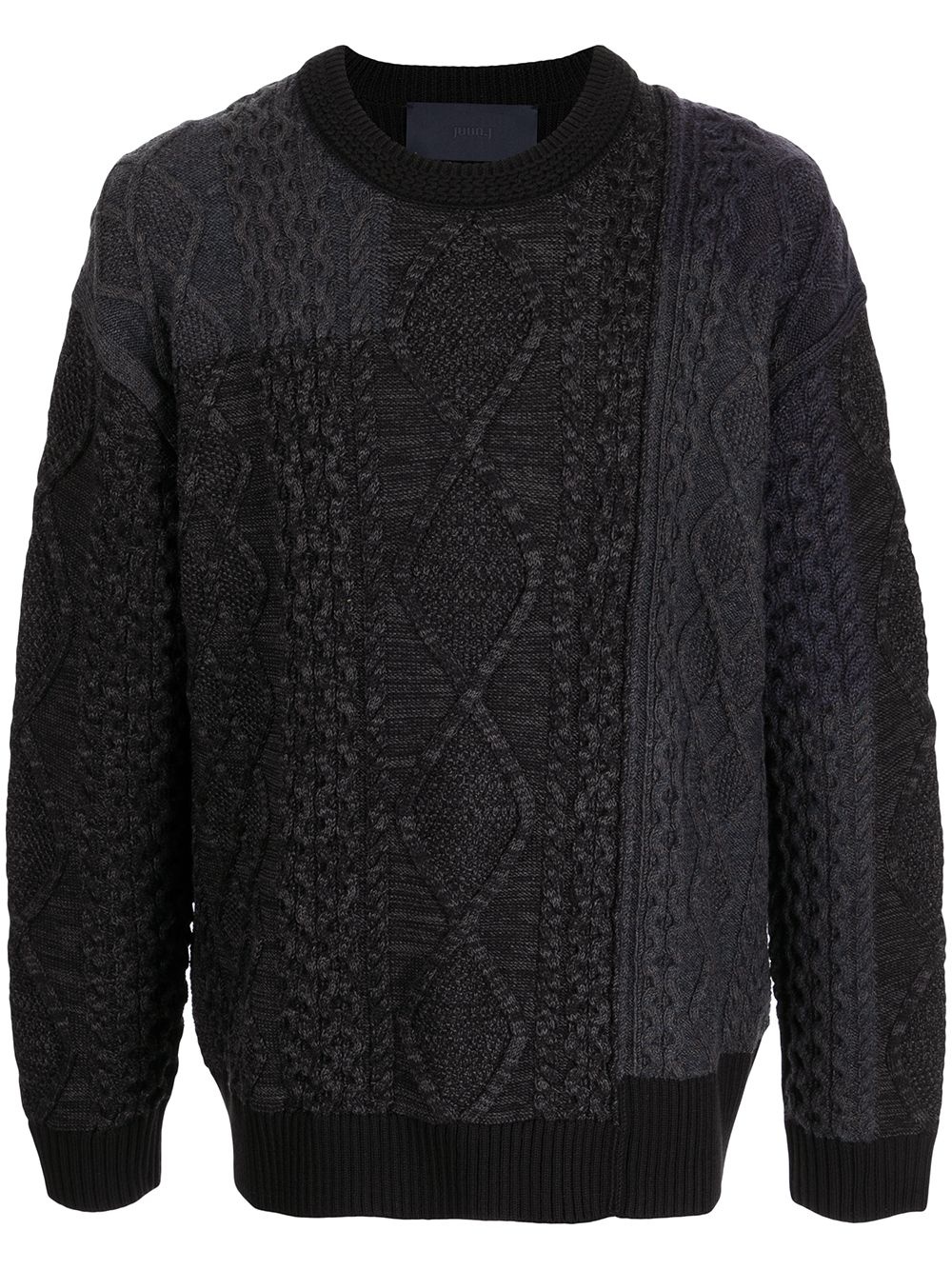 cable-knit jumper - 1