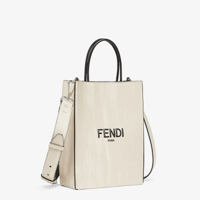 FENDI White leather bag outlook