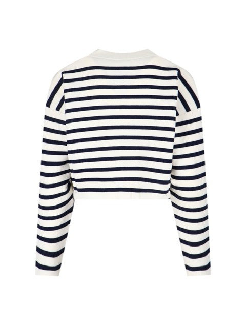 Loewe Women Anagram' Striped Sweater - 2