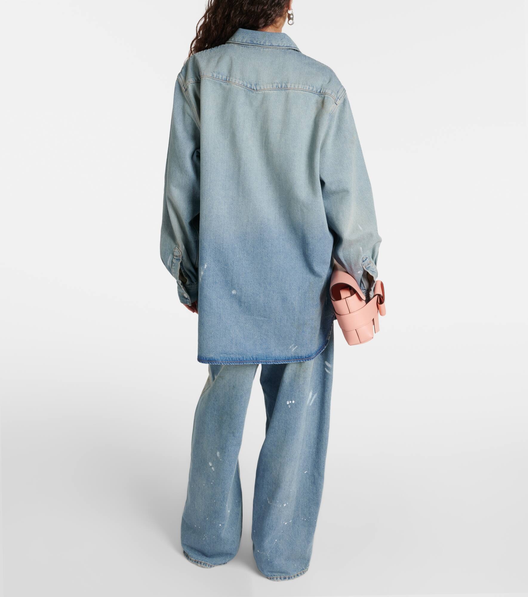 Distressed denim overshirt - 3