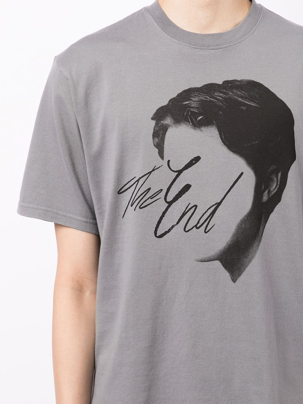 The End slogan-print T-shirt - 5