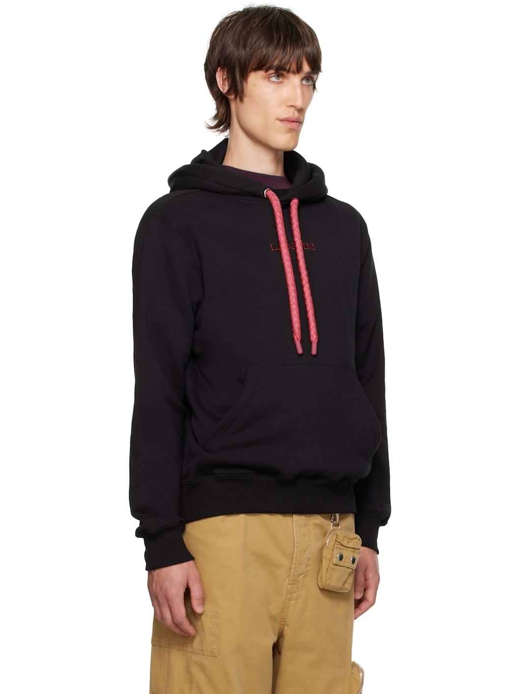 Black Tubular Curb Hoodie - 2