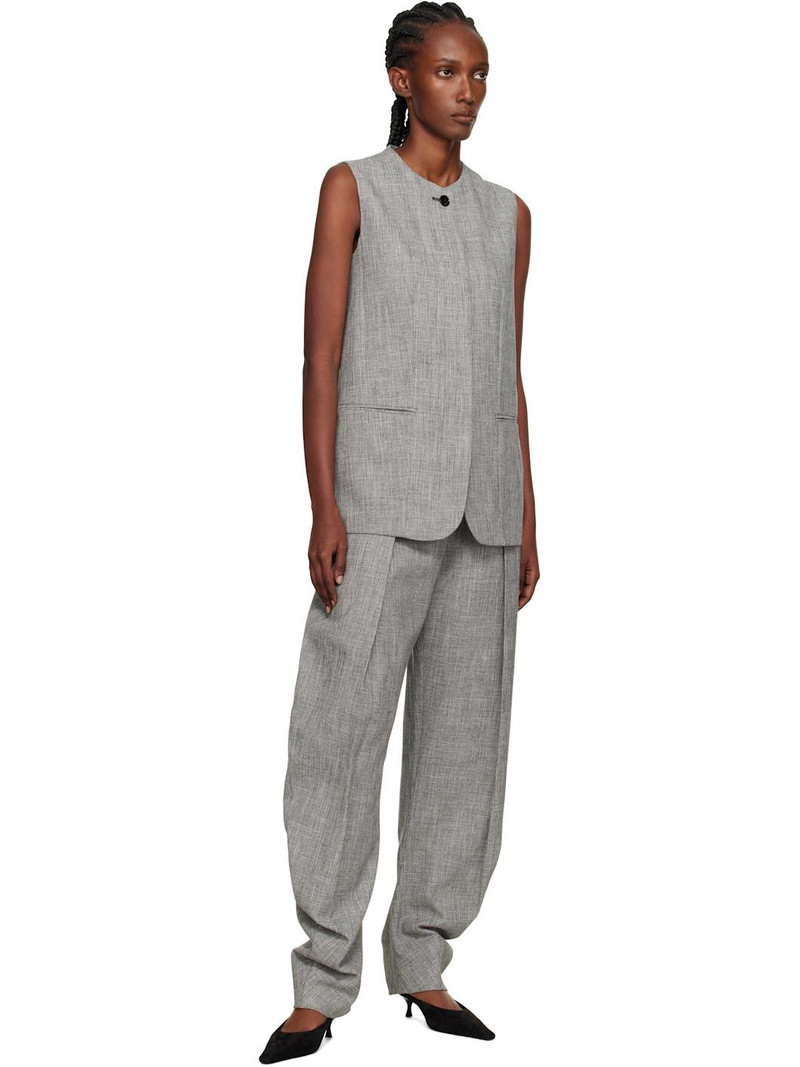 Lanvin Gray Barrel Trousers outlook