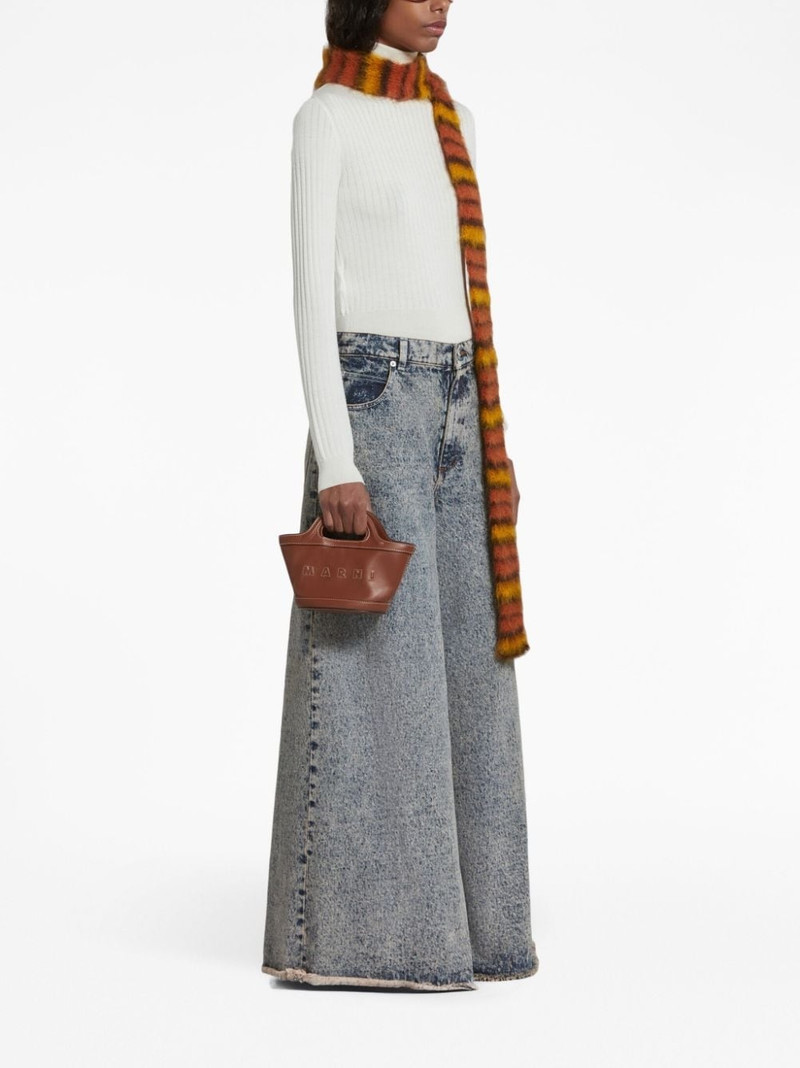 Marni embroidered-logo high-neck ribbed sweater outlook
